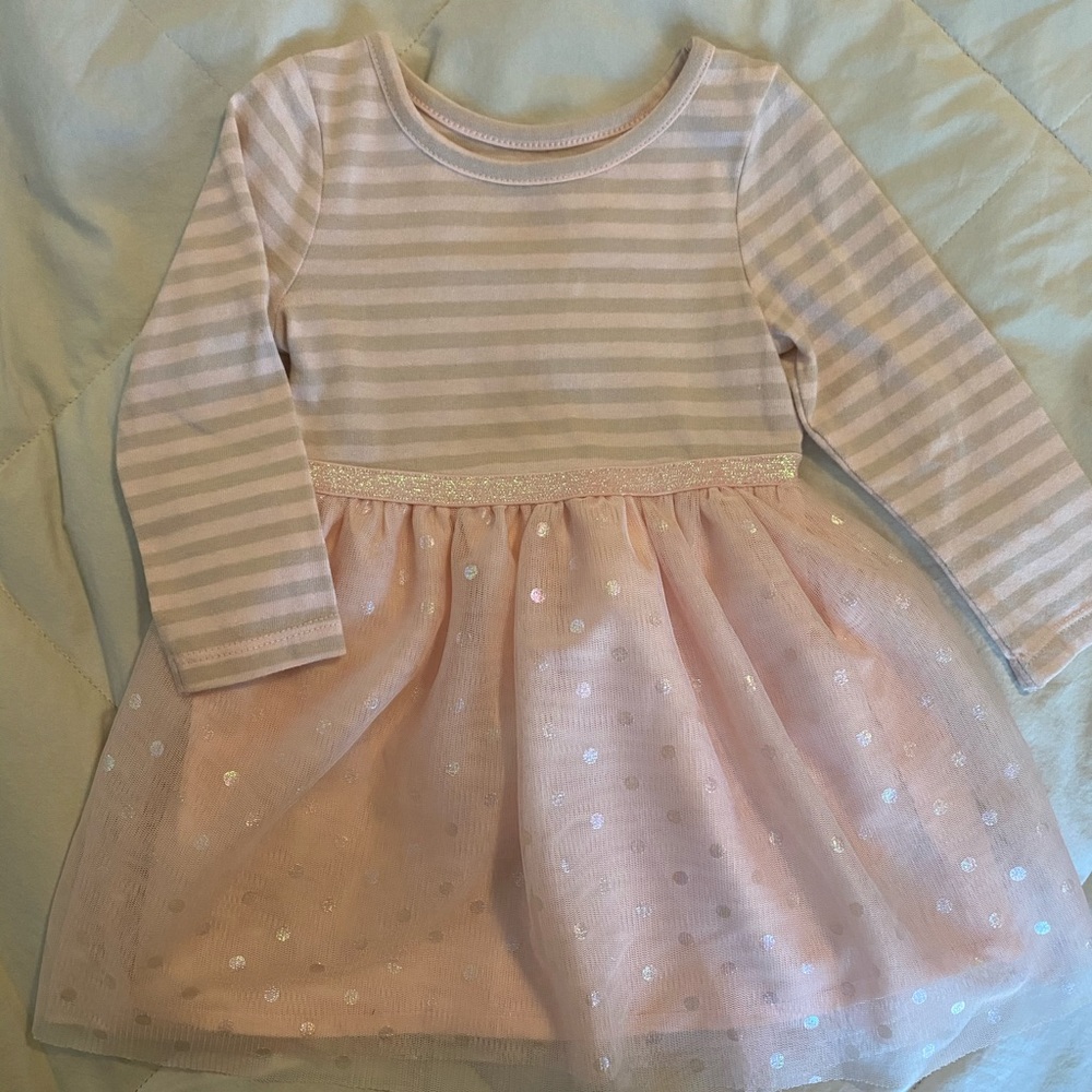 Cat and Jack pink tulle dress 12 months